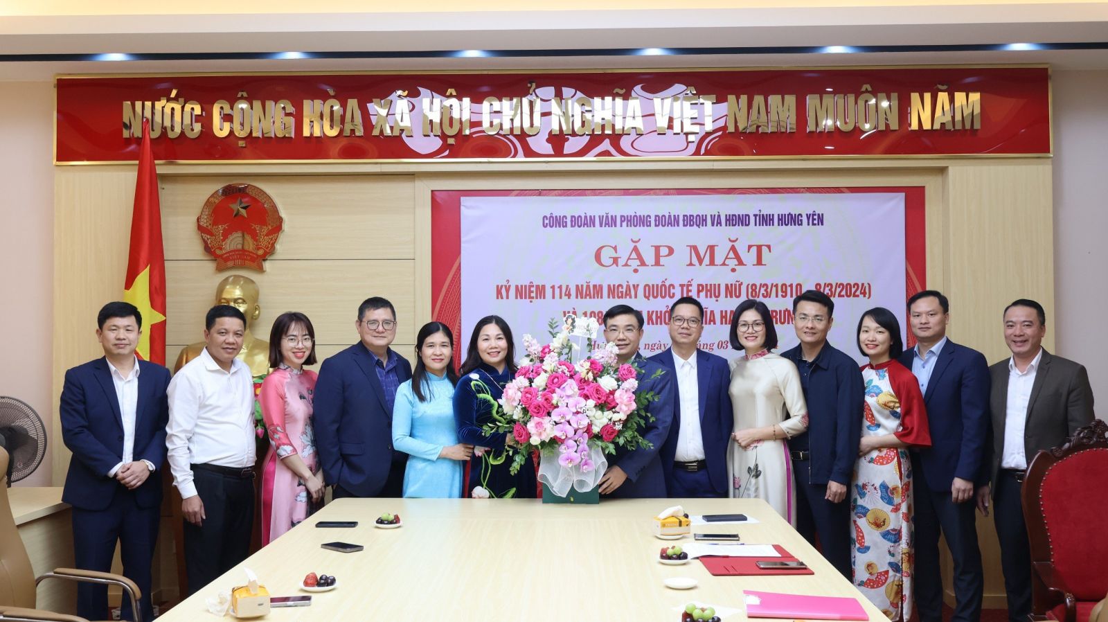 Công đoàn Cơ quan Văn phòng Đoàn ĐBQH và HĐND tỉnh tổ chức kỷ niệm 114 năm Ngày Quốc tế Phụ nữ 8/3