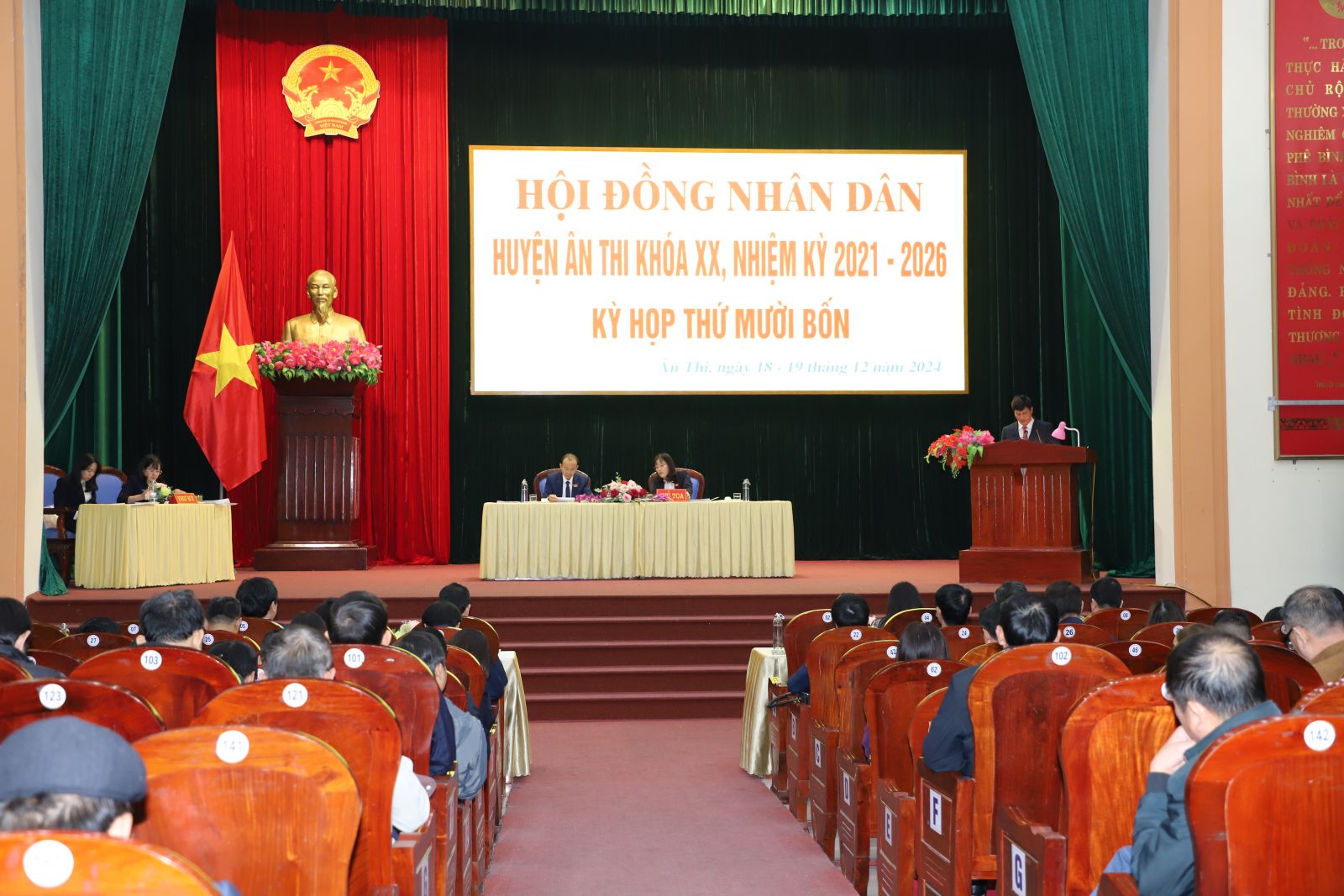 HĐND huyện Ân Thi tổ chức kỳ họp thường lệ cuối năm 2024