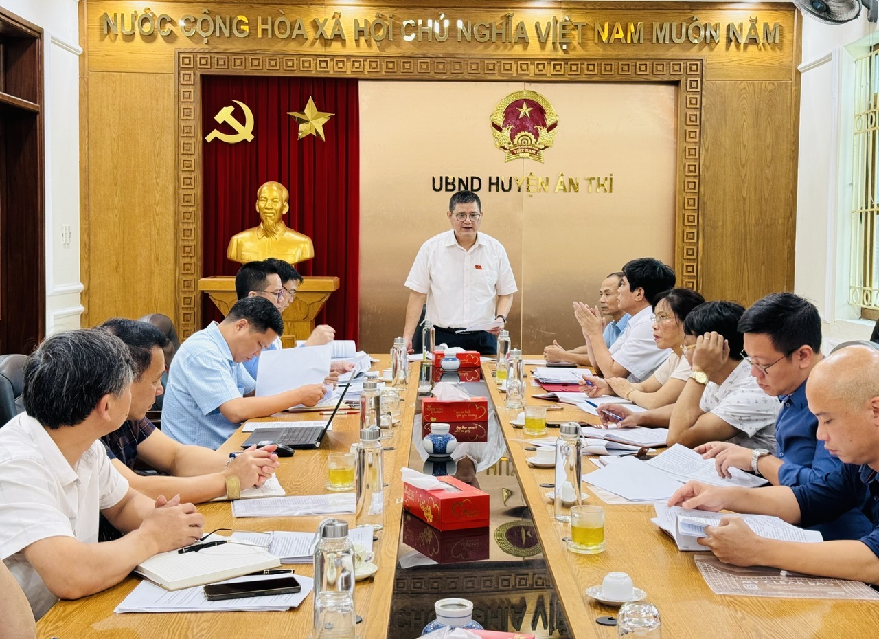 Giám sát về tình hình triển khai thực hiện Chương trình phát triển giáo dục và đạo tạo tại huyện Ân Thi