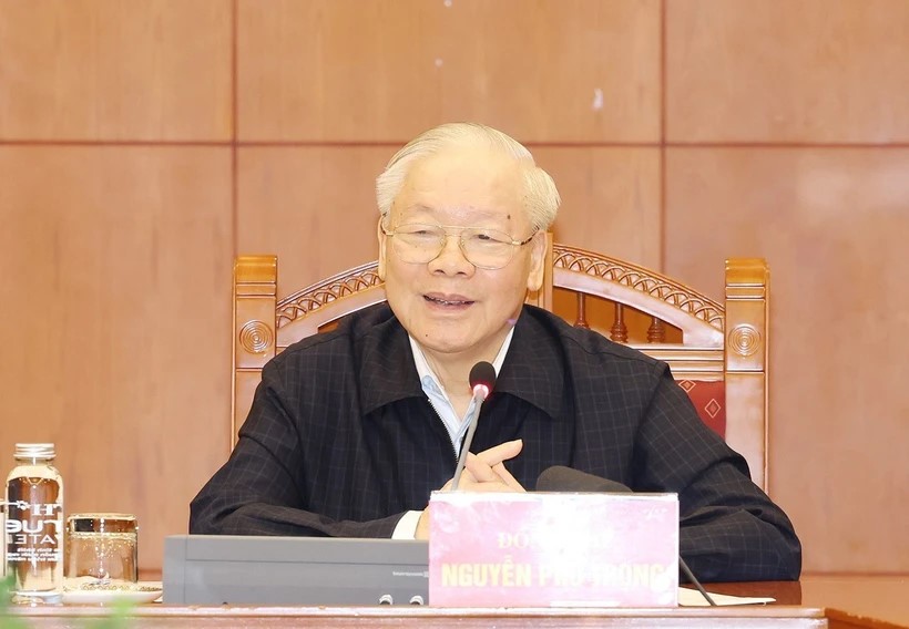 Tổng Bí thư Nguyễn Phú Trọng: công tác nhân sự là nhiệm vụ đặc biệt quan trọng, phải có con mắt tinh đời, "Đừng nhìn gà hóa cuốc', "Thấy đỏ tưởng là chín"