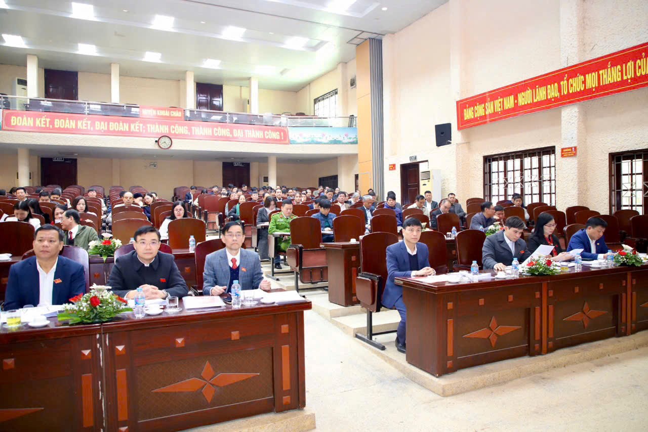 HĐND huyện Khoái Châu tổ chức Kỳ họp thứ Mười lăm, khóa XX nhiệm kỳ 2021 – 2026