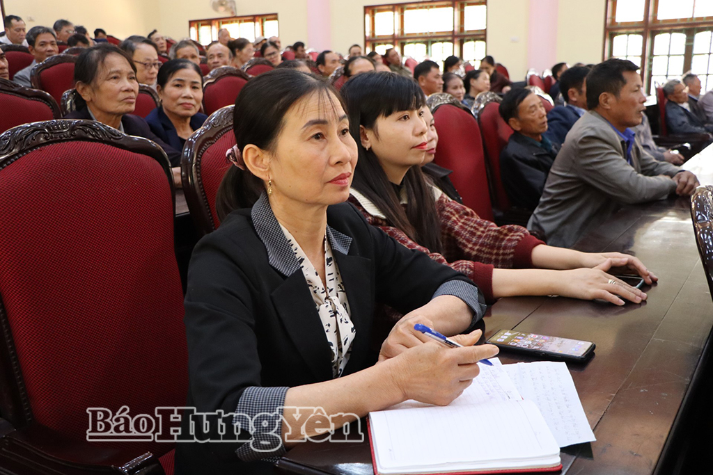 Đại biểu HĐND xã Phạm Ngũ Lão và xã Kiến Xương tiếp xúc cử tri