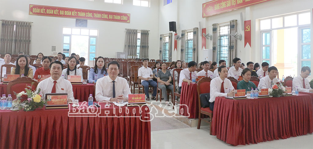 HĐND xã Đức Hợp khóa XXV tổ chức kỳ họp thứ nhất