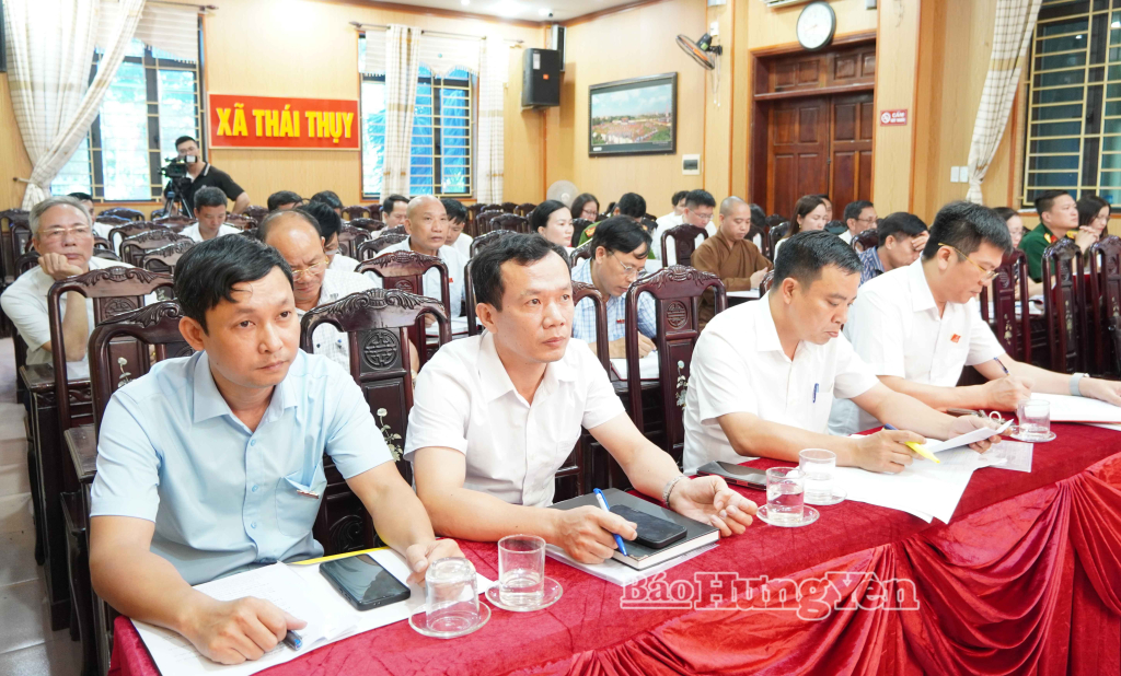 HĐND xã Thái Thụy: Thông qua chủ trương thành lập phường Thái Thụy