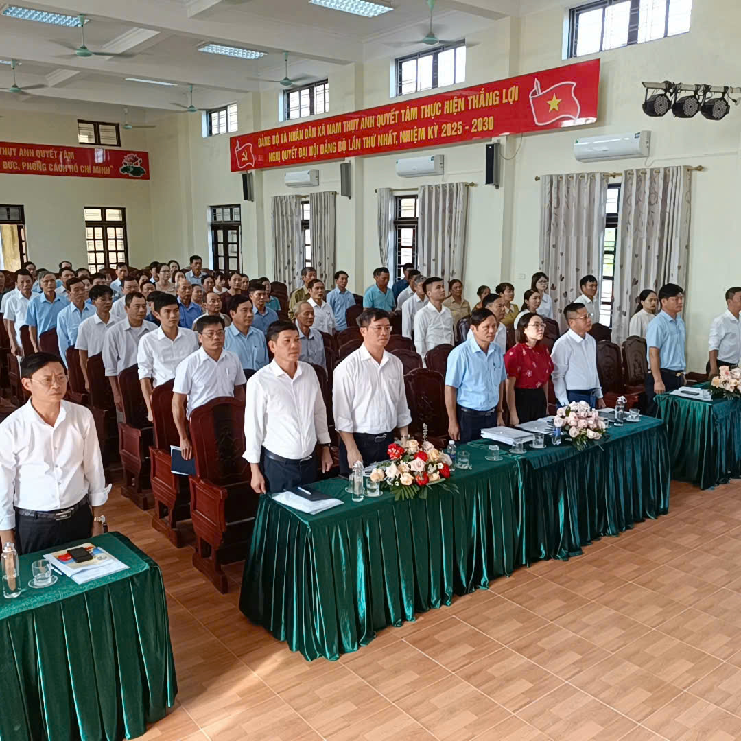 Hội đồng nhân dân xã Nam Thụy Anh tổ chức kỳ họp chuyên đề giải quyết công việc phát sinh đột xuất