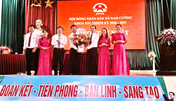 HĐND xã Nam Cường tổ chức thành công Kỳ họp thứ nhất HĐND xã khóa XIV, nhiệm kỳ 2026-2031