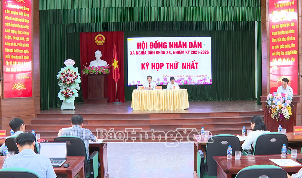 HĐND xã Nghĩa Dân tổ chức kỳ họp thứ nhất, nhiệm kỳ 2021 – 2026