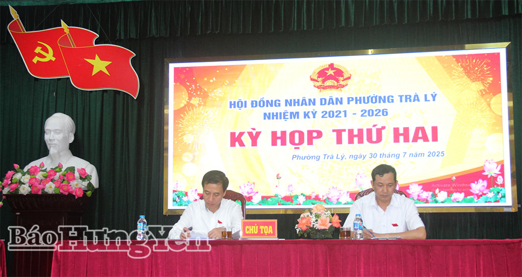 HĐND phường Trà Lý tổ chức kỳ họp thứ hai