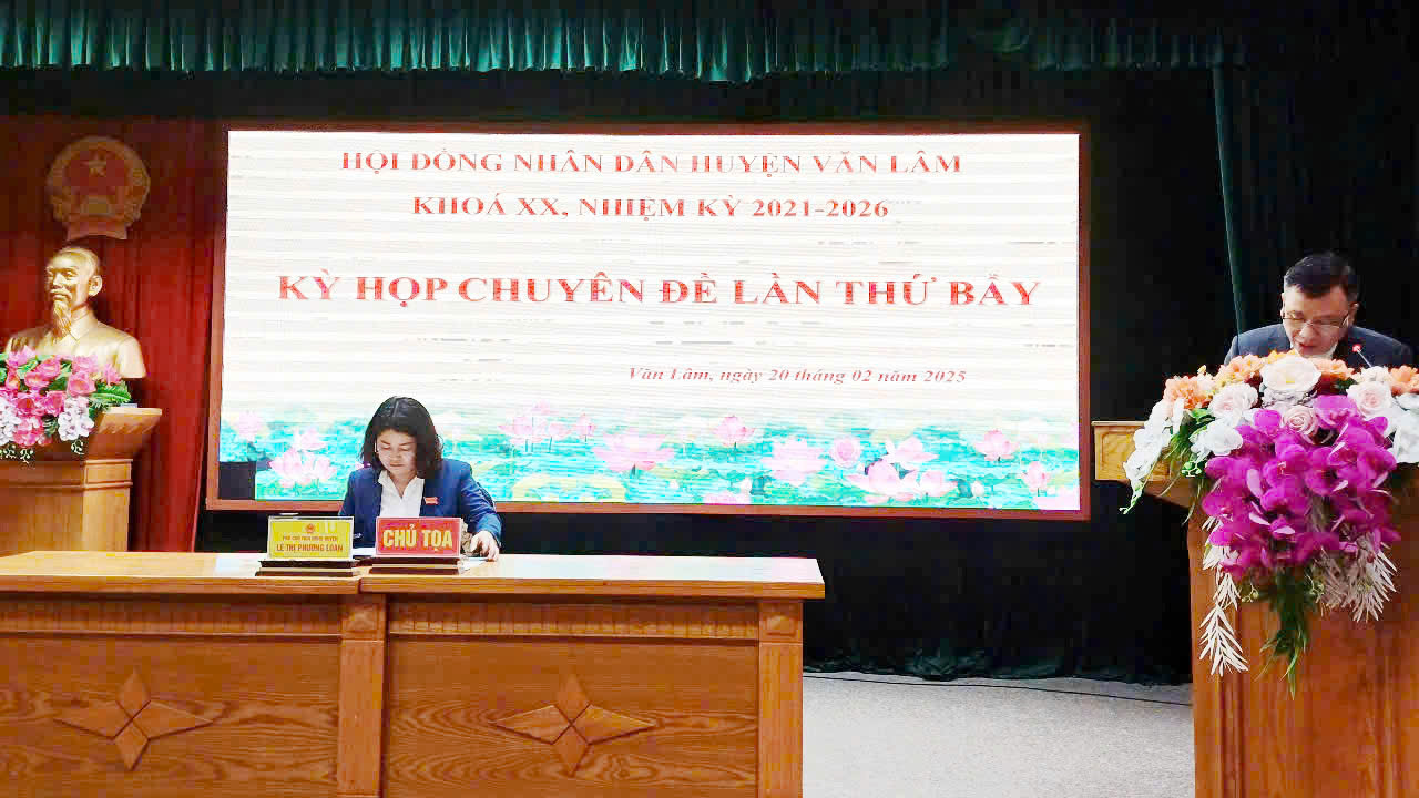 HĐND huyện Văn Lâm thông qua Nghị quyết thành lập  các phòng chuyên môn thuộc UBND huyện