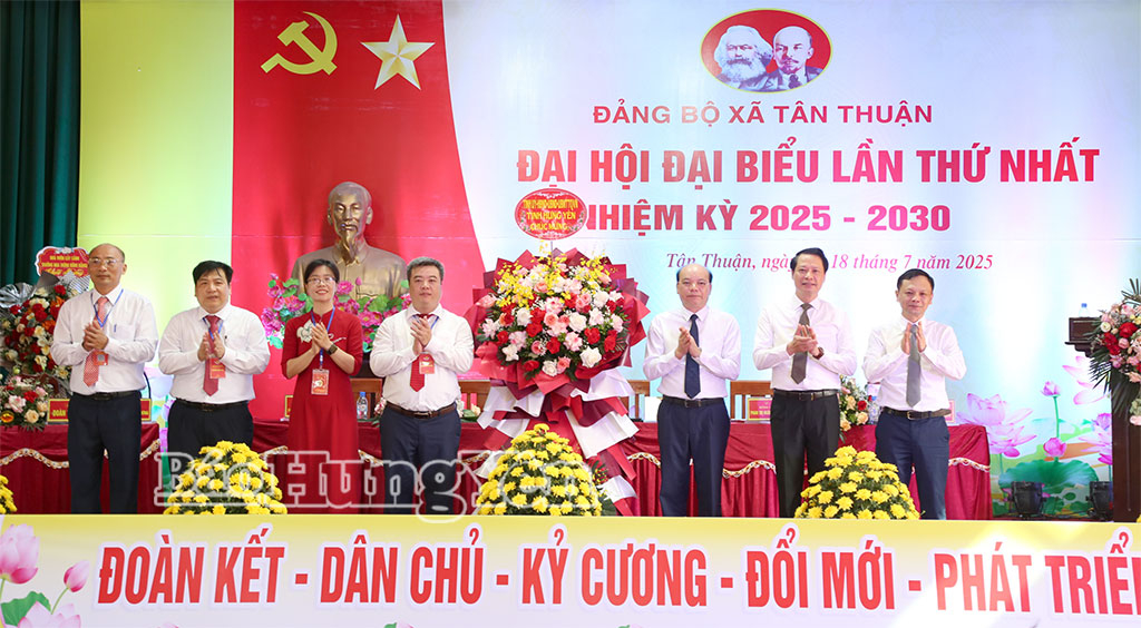 Đại hội đại biểu xã Tân Thuận lần thứ I, nhiệm kỳ 2025-2030