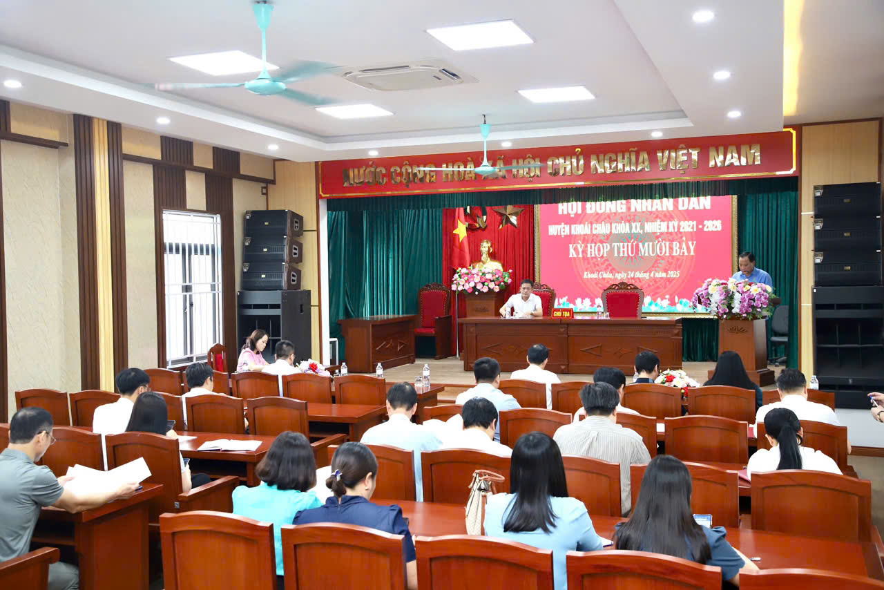 HĐND huyện Khoái Châu tổ chức kỳ họp thứ 17, khóa XX