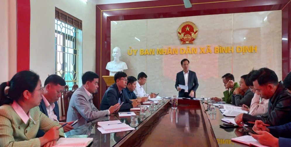 Ủy ban bầu cử xã Bình Định tổ chức họp phiên thứ 2 triển khai nhiệm vụ chuẩn bị bầu cử nhiệm kỳ 2026 - 2031