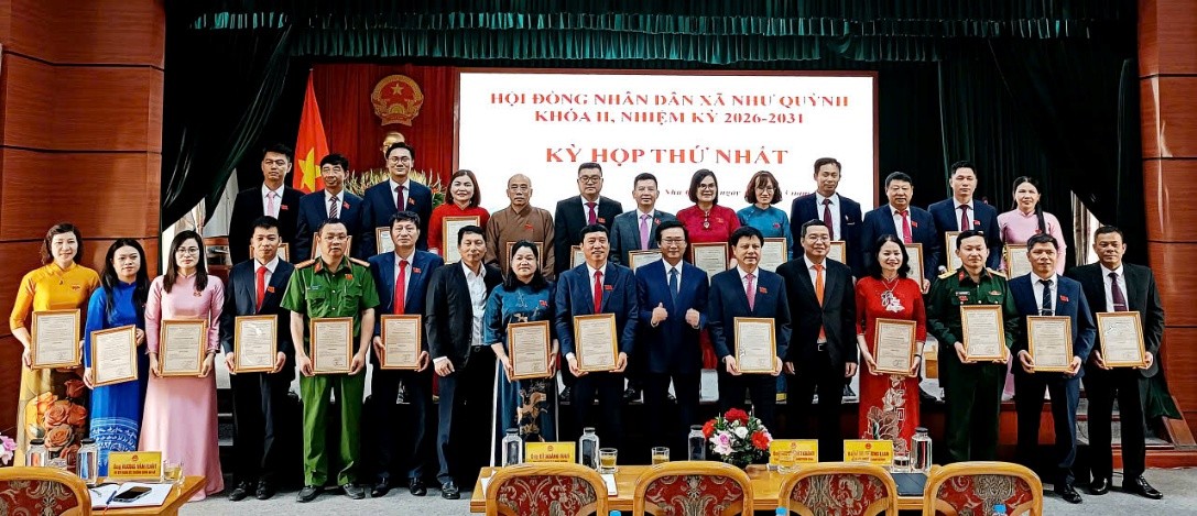 HĐND xã Như Quỳnh tổ chức Kỳ họp thứ Nhất HĐND xã khóa II, nhiệm kỳ 2026 - 2031