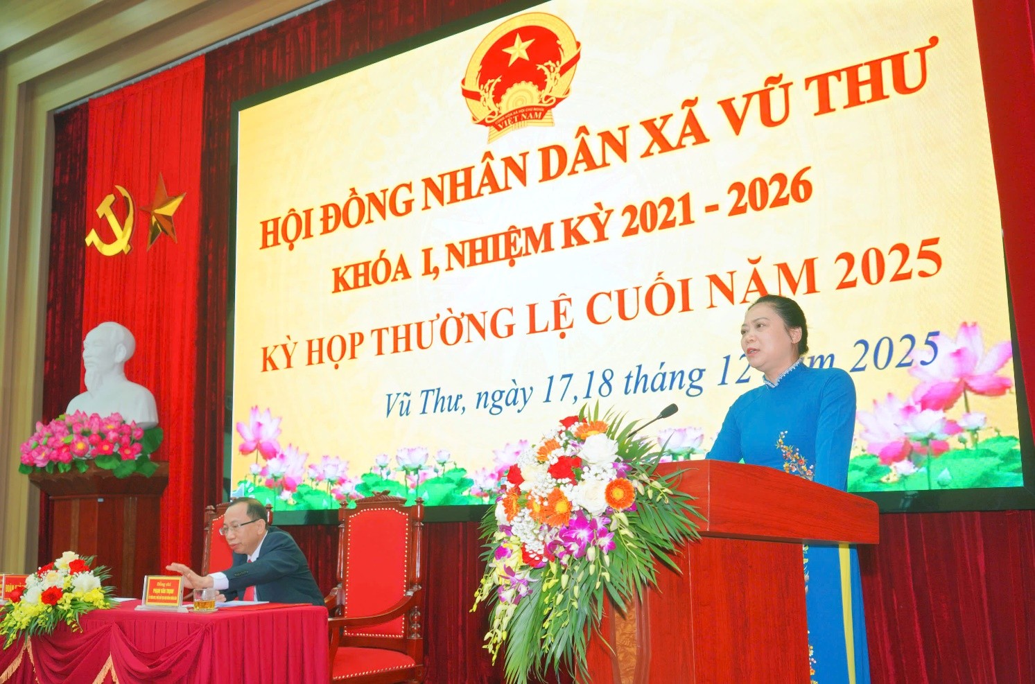HĐND xã Vũ Thư thông qua 05 Nghị quyết tại kỳ họp thường lệ cuối năm 2025