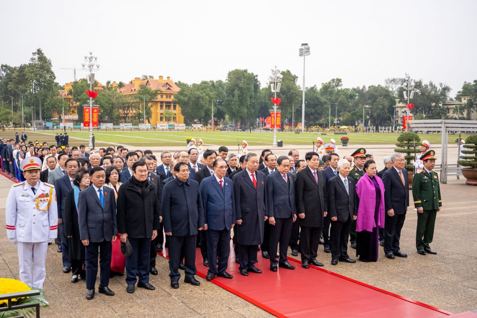 Tổng Bí thư Tô Lâm và Lãnh đạo Đảng, Nhà nước vào Lăng viếng Chủ tịch Hồ Chí Minh