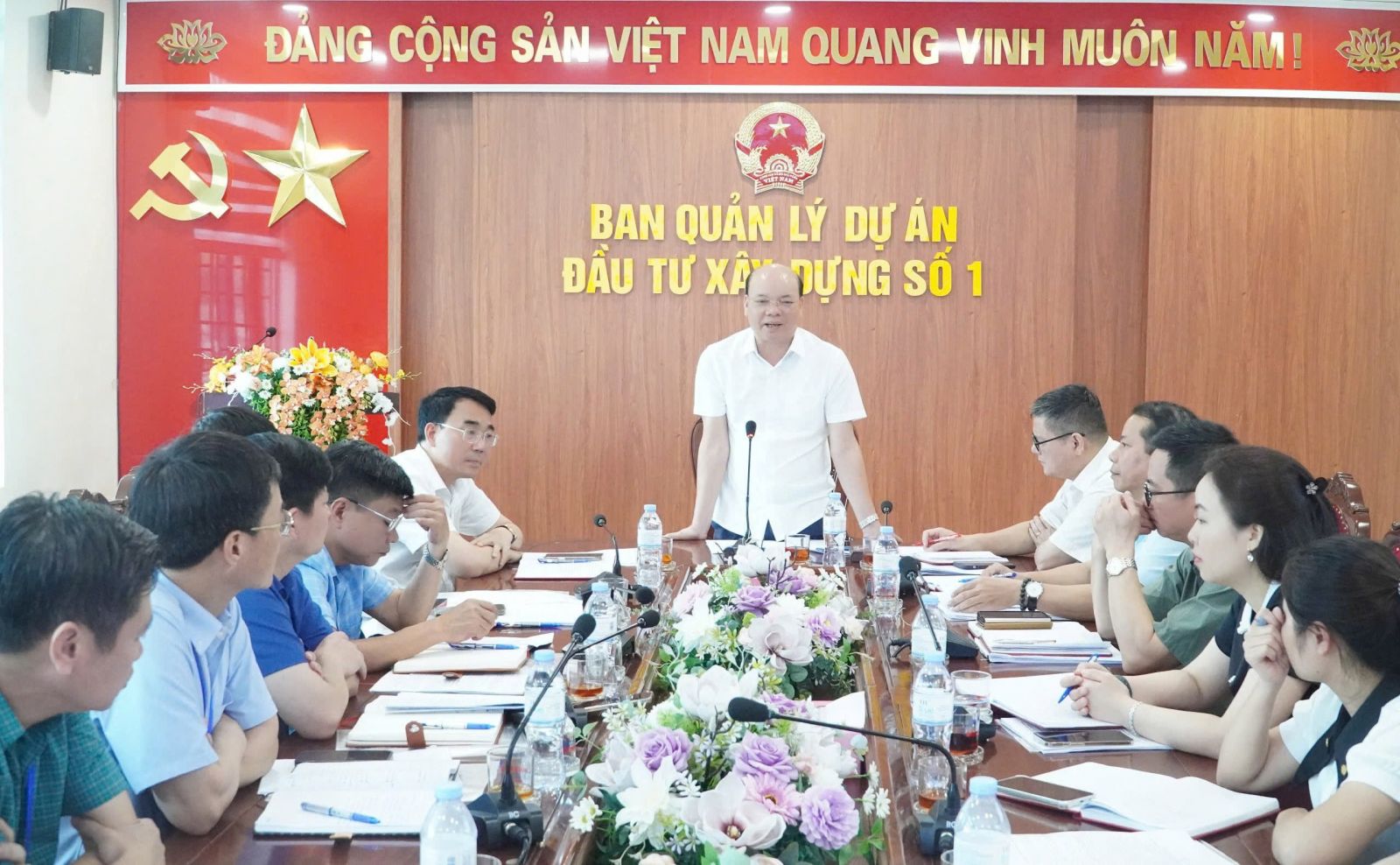 Ban Kinh tế - Ngân sách HĐND tỉnh khảo sát tình hình triển khai các dự án đầu tư công tại Ban Quản lý dự án đầu tư xây dựng số 1