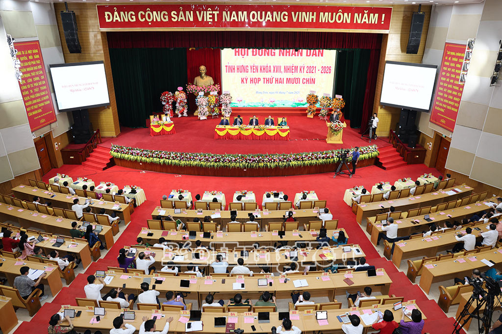 Một số hình ảnh Kỳ họp thứ 29 HĐND tỉnh Hưng Yên khóa XVII, nhiệm kỳ 2021 – 2026
