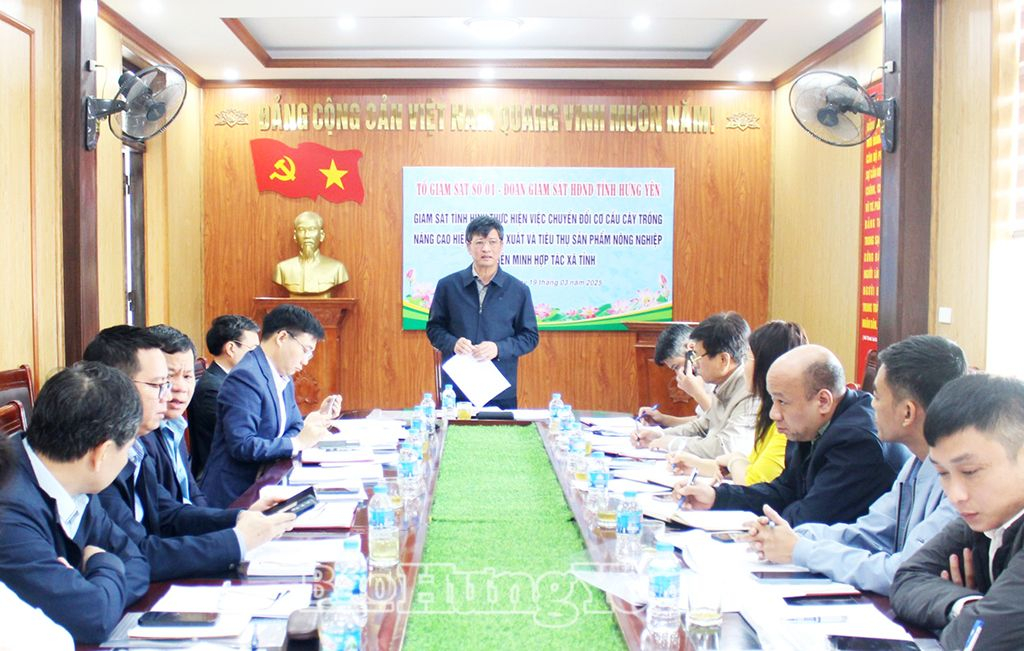 Đoàn giám sát của HĐND tỉnh giám sât chuyên đề tại một số đơn vị, địa phương