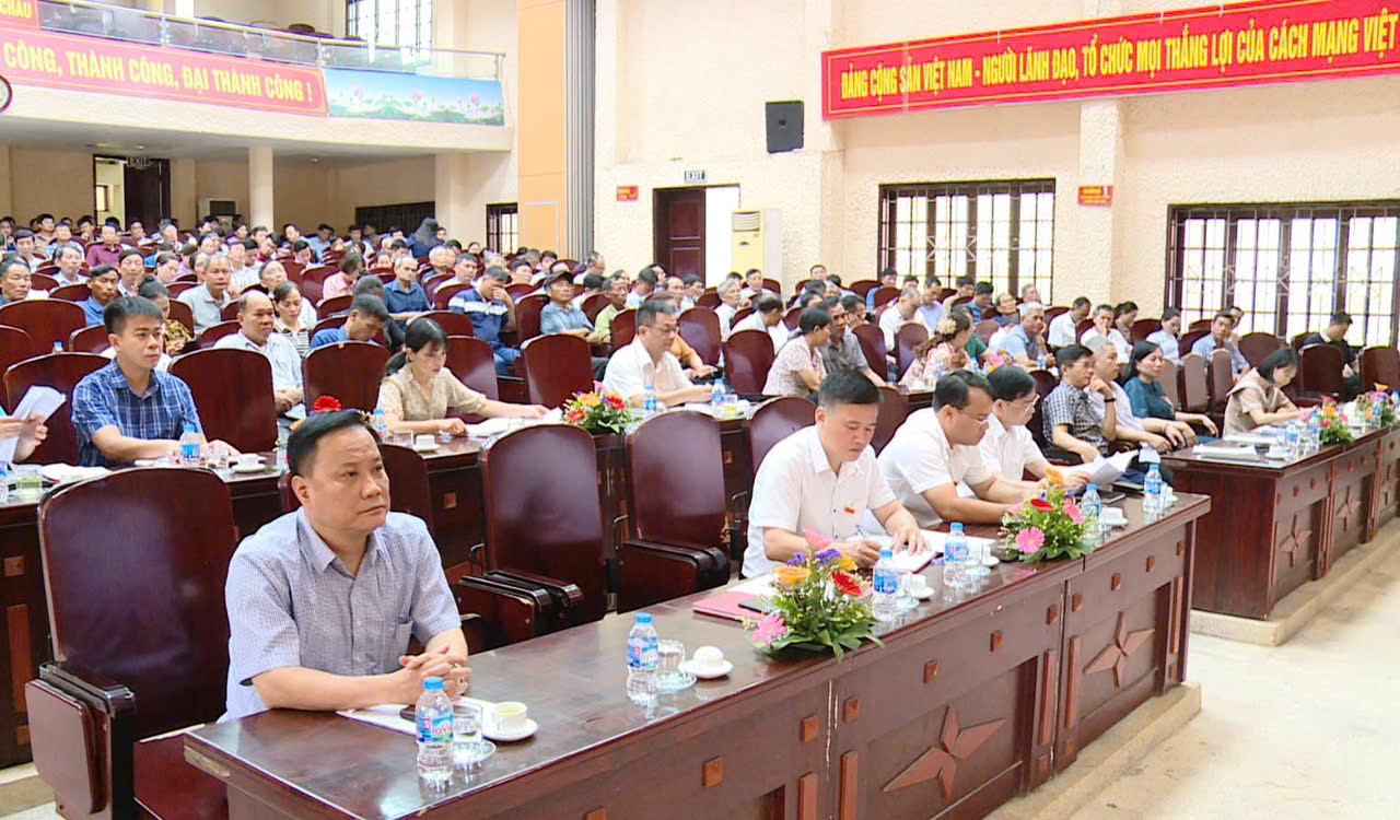 Tổ đại biểu số 6 HĐND tỉnh tiếp xúc cử tri huyện Khoái Châu