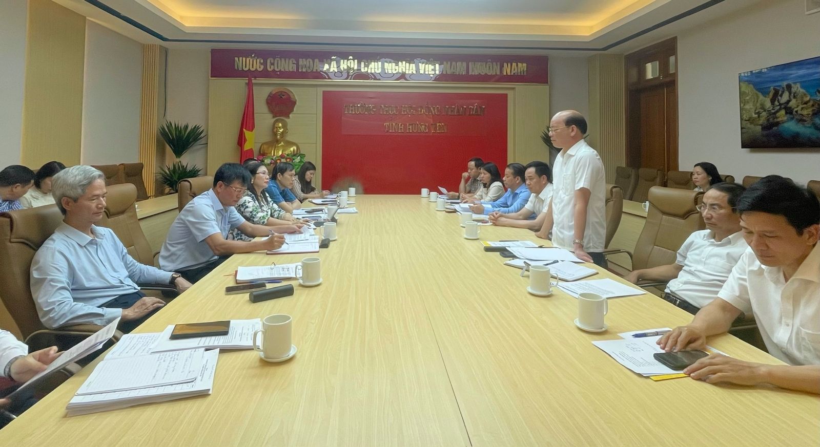 Đoàn ĐBQH, Thường trực HĐND hai tỉnh Hưng Yên và Thái Bình làm việc về chủ trương sắp xếp, sáp nhập theo chỉ đạo của Trung ương