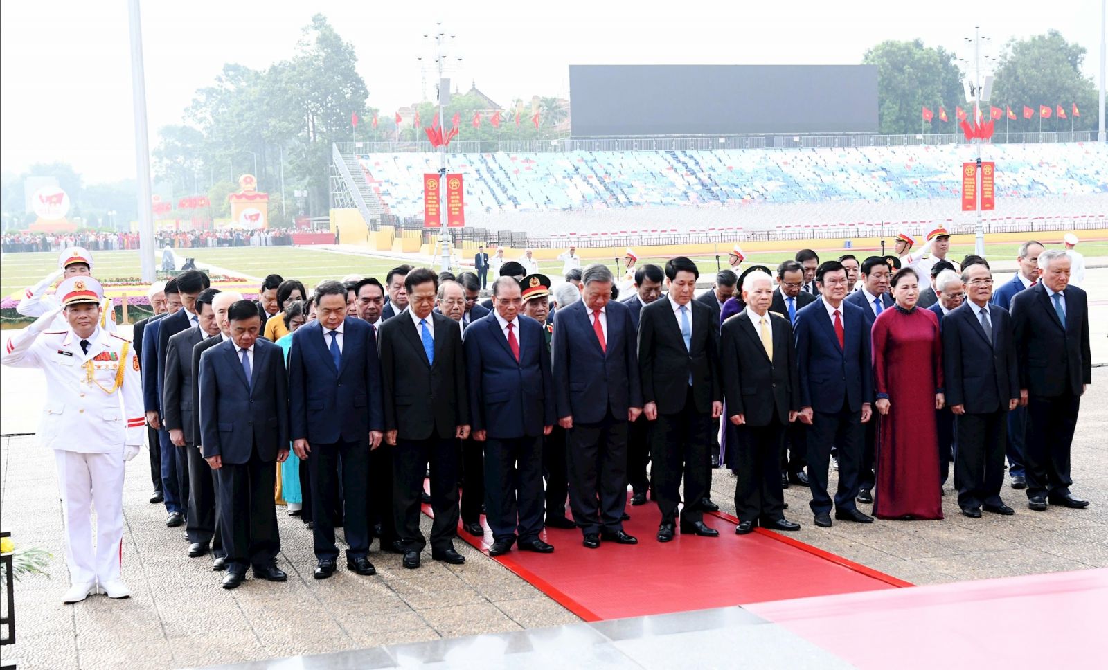 Lãnh đạo Đảng, Nhà nước vào Lăng viếng Chủ tịch Hồ Chí Minh nhân kỷ niệm 80 năm Quốc khánh 2/9