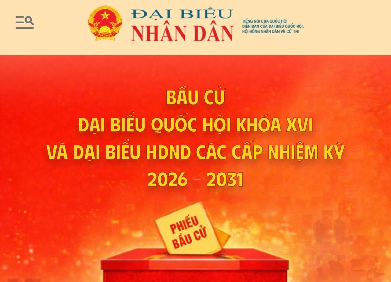 Giới thiệu Chuyên trang “Bầu cử” của Báo Đại biểu Nhân dân