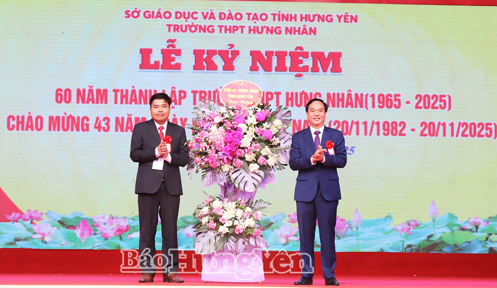 Trường THPT Hưng Nhân: Kỷ niệm 60 năm thành lập trường