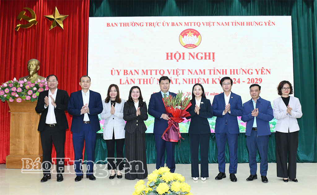 Đồng chí Phó Bí thư Thường trực Tỉnh ủy Trần Quốc Toản giữ chức Chủ tịch Ủy ban MTTQ Việt Nam tỉnh, nhiệm kỳ 2024 - 2029