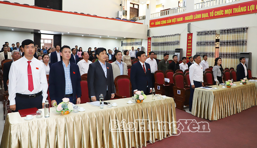 HĐND xã Ân Thi khóa I tổ chức kỳ họp thứ tư