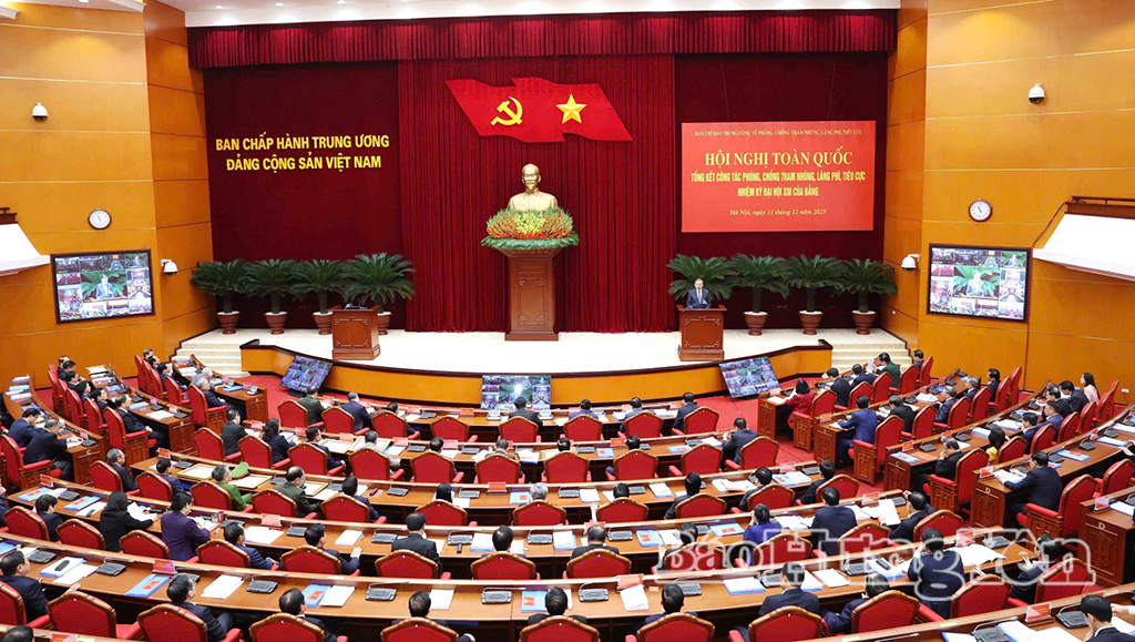 Hội nghị toàn quốc tổng kết công tác phòng, chống tham nhũng, lãng phí, tiêu cực nhiệm kỳ Đại hội XIII của Đảng