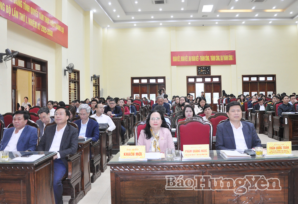 Hưng Yên: Gặp gỡ người ứng cử đại biểu Quốc hội và đại biểu HĐND tỉnh nhiệm kỳ 2026 – 2031