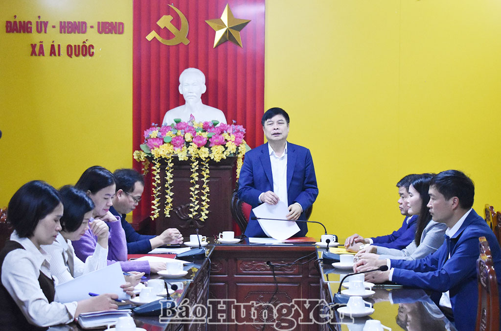 Kiểm tra công tác chuẩn bị bầu cử đại biểu Quốc hội khóa XVI và đại biểu HĐND các cấp nhiệm kỳ 2026 - 2031