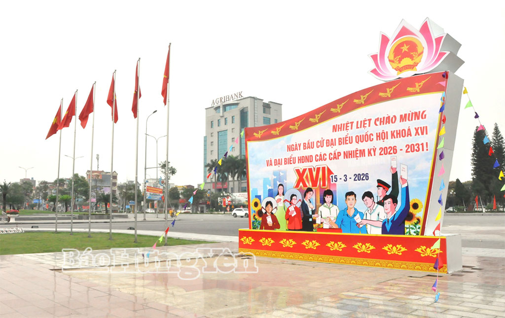 Hưng Yên rực rỡ cờ, hoa chào đón ngày hội non sông