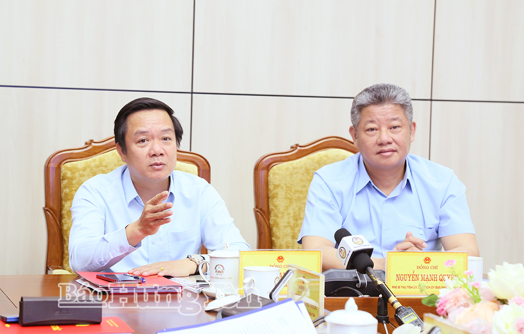 UBND tỉnh họp nghe và cho ý kiến về một số nội dung quan trọng