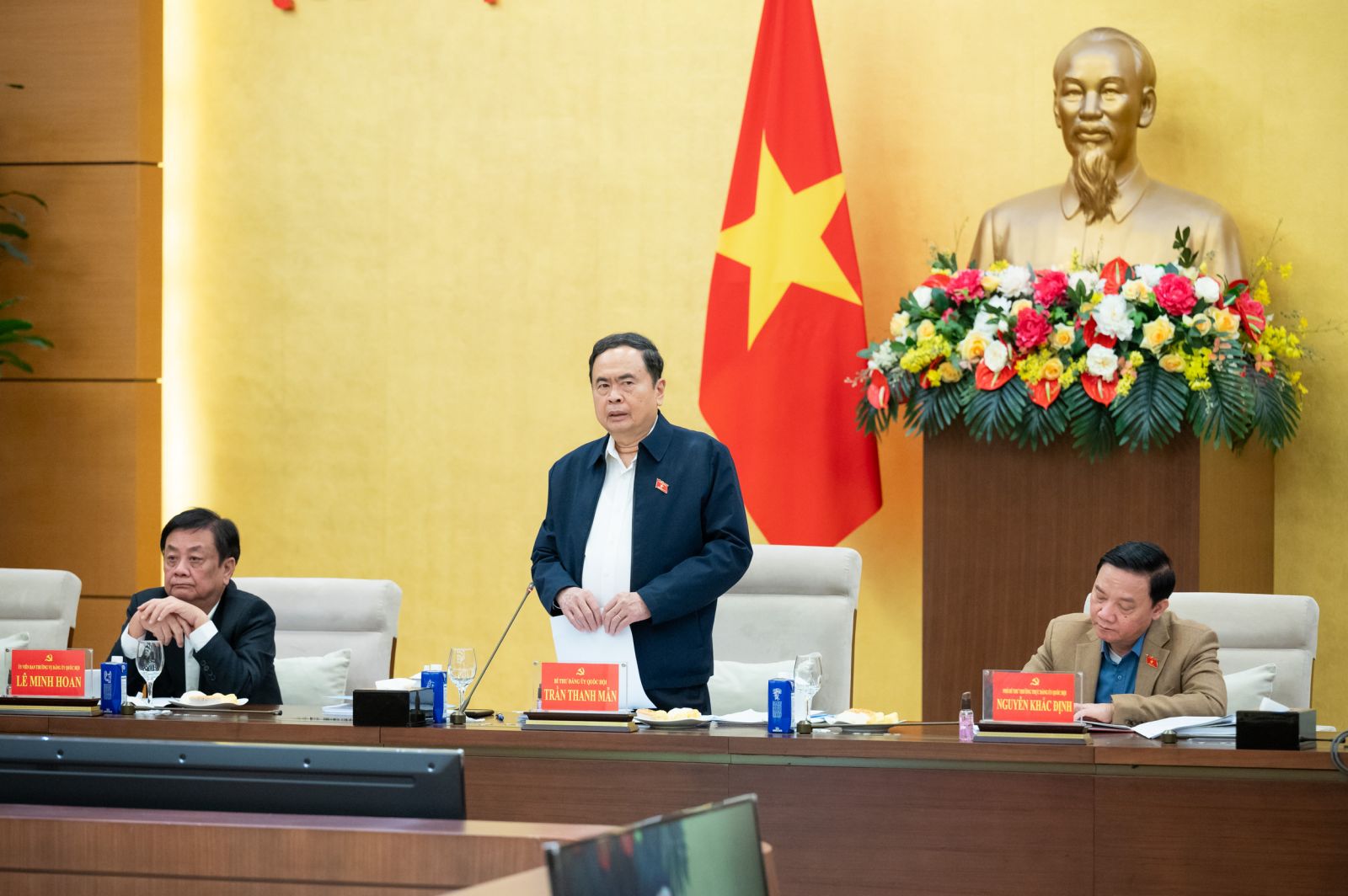 Ban Thường vụ Đảng uỷ Quốc hội họp cho ý kiến về một số nội dung phục vụ việc sắp xếp tinh gọn bộ máy