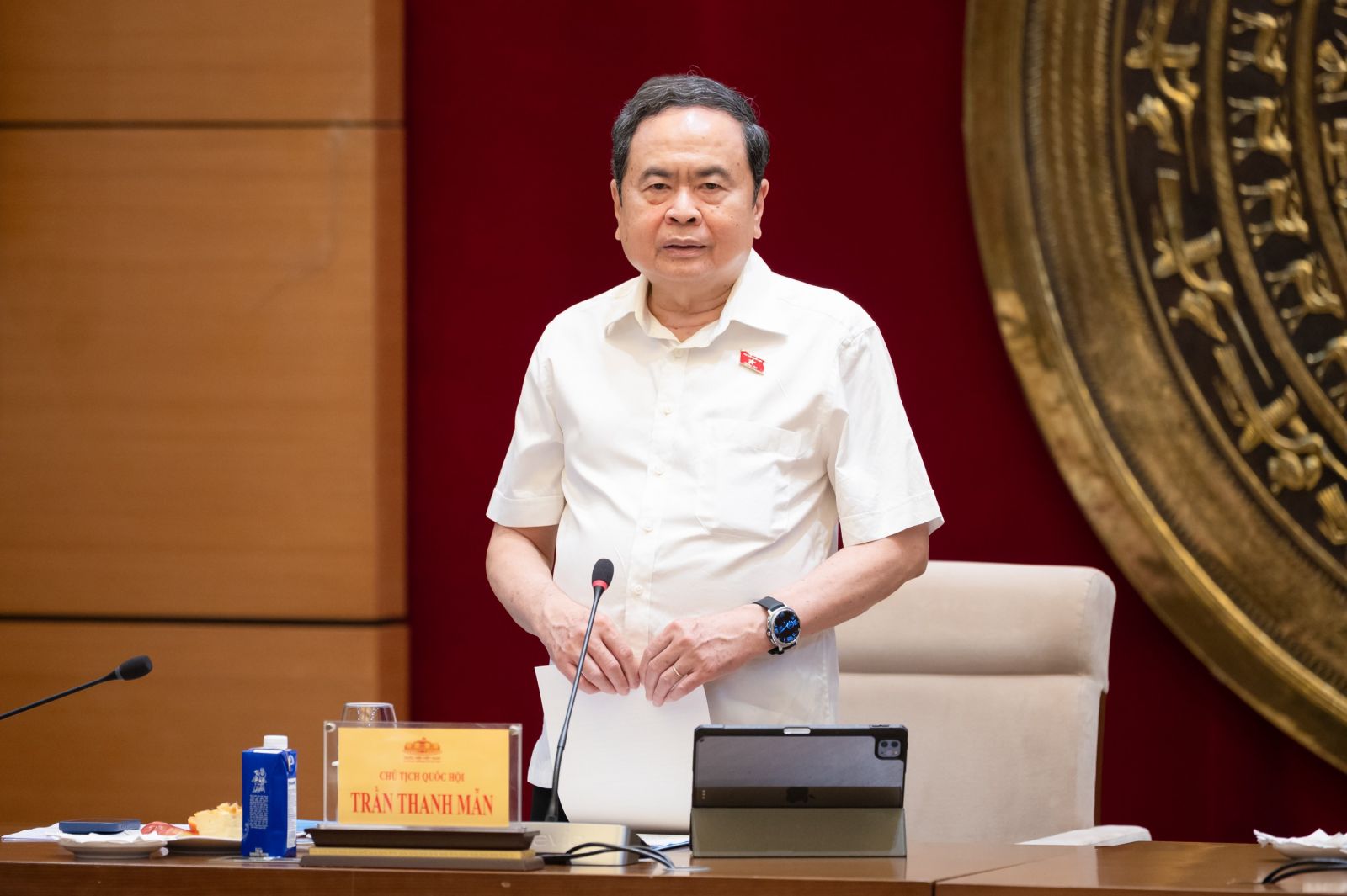 Chủ tịch Quốc hội Trần Thanh Mẫn làm việc với Thường trực Ủy ban Khoa học, Công nghệ và Môi trường