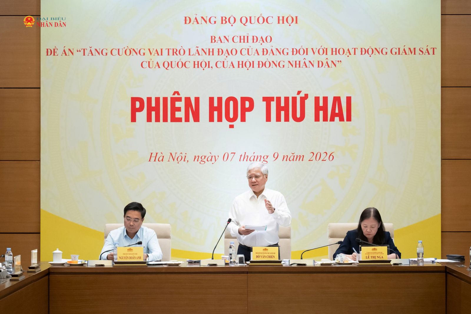 Ban Chỉ đạo xây dựng Đề án “Tăng cường vai trò lãnh đạo của Đảng đối với hoạt động giám sát của Quốc hội, của HĐND” họp phiên thứ Hai