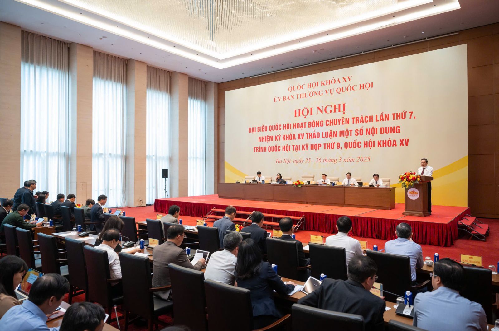 Khai mạc Hội nghị đại biểu Quốc hội hoạt động chuyên trách lần thứ 7, nhiệm kỳ khóa XV