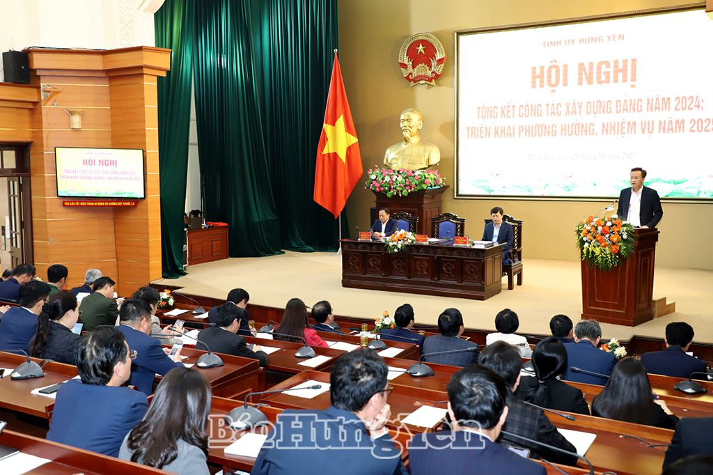 Triển khai nhiệm vụ công tác xây dựng Đảng năm 2025