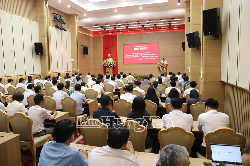 Hưng Yên: Công bố nhân sự chủ chốt các xã, phường mới sau hợp nhất