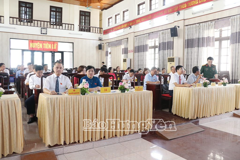 Kỳ họp thứ 23, HĐND huyện Tiên Lữ nhiệm kỳ 2021 – 2026
