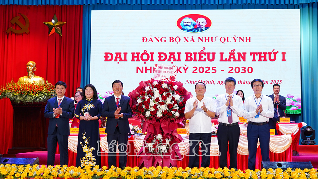 Đại hội Đại biểu Đảng bộ xã Như Quỳnh lần thứ I, nhiệm kỳ 2025 - 2030
