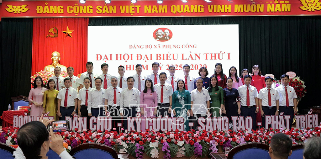 Đại hội Đại biểu Đảng bộ xã Phụng Công lần thứ I