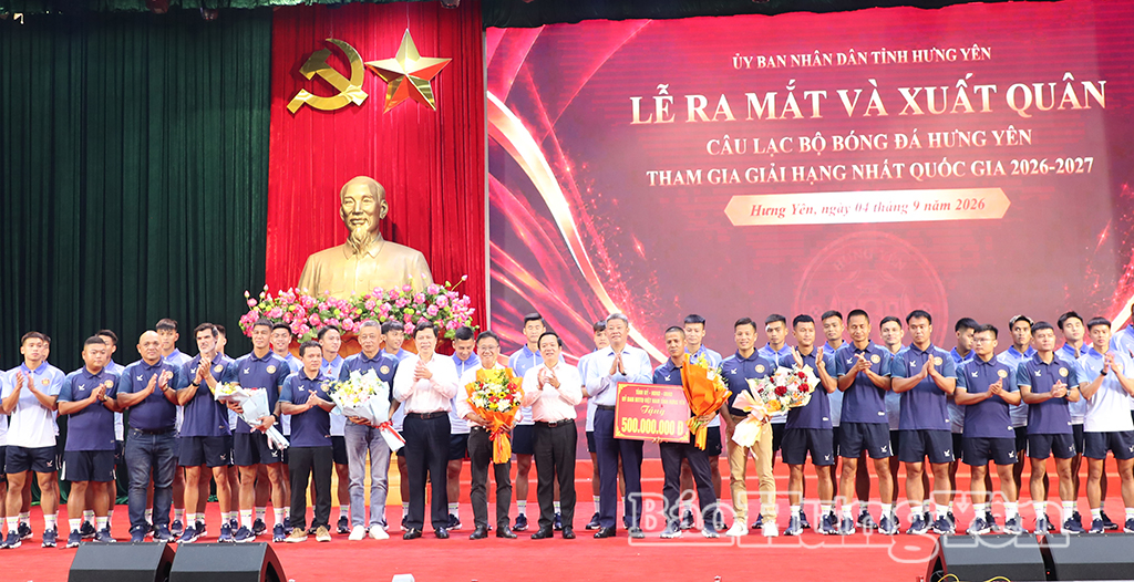 Câu lạc bộ Bóng đá Hưng Yên ra mắt và xuất quân mùa giải 2026-2027
