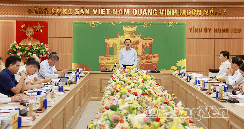 Ban Thường vụ Tỉnh uỷ họp cho ý kiến về nhiều nội dung quan trọng