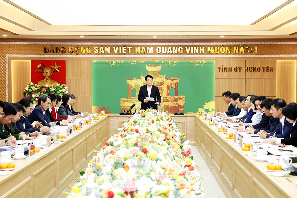 Đoàn kiểm tra số 1907 của Bộ Chính trị, Ban Bí thư thông qua dự thảo báo cáo kết quả kiểm tra đối với Ban Thường vụ Tỉnh uỷ Hưng Yên