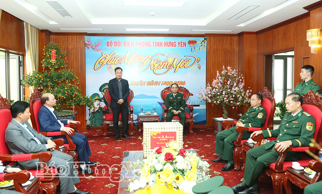Bí thư Tỉnh uỷ Nguyễn Hữu Nghĩa kiểm tra tình hình an ninh trật tự, chúc Tết một số đơn vị