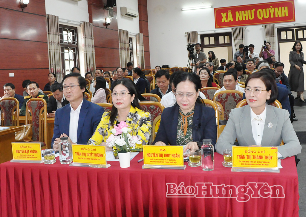 Hội nghị tiếp xúc giữa người ứng cử đại biểu Quốc hội khoá XVI với cử tri đơn vị bầu cử số 01