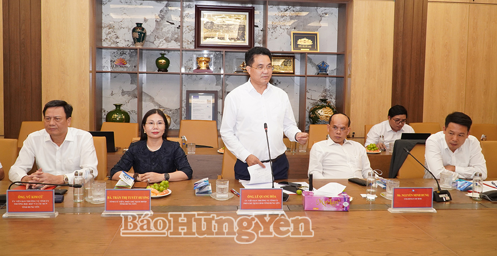 Hưng Yên: Toạ đàm, đối thoại với doanh nghiệp Hàn Quốc về thu hút đầu tư