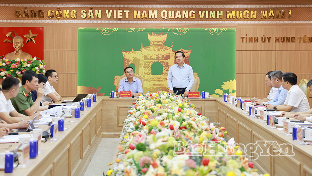 Công bố quyết định kiểm tra, giám sát của Bộ Chính trị đối với Ban Thường vụ Tỉnh uỷ Hưng Yên